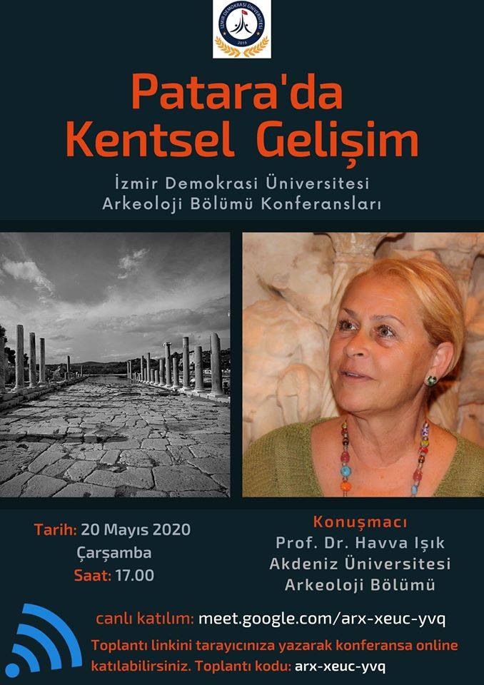 İzmir Demokrasi Üniversitesi Arkeoloji Bölümü Konferansları