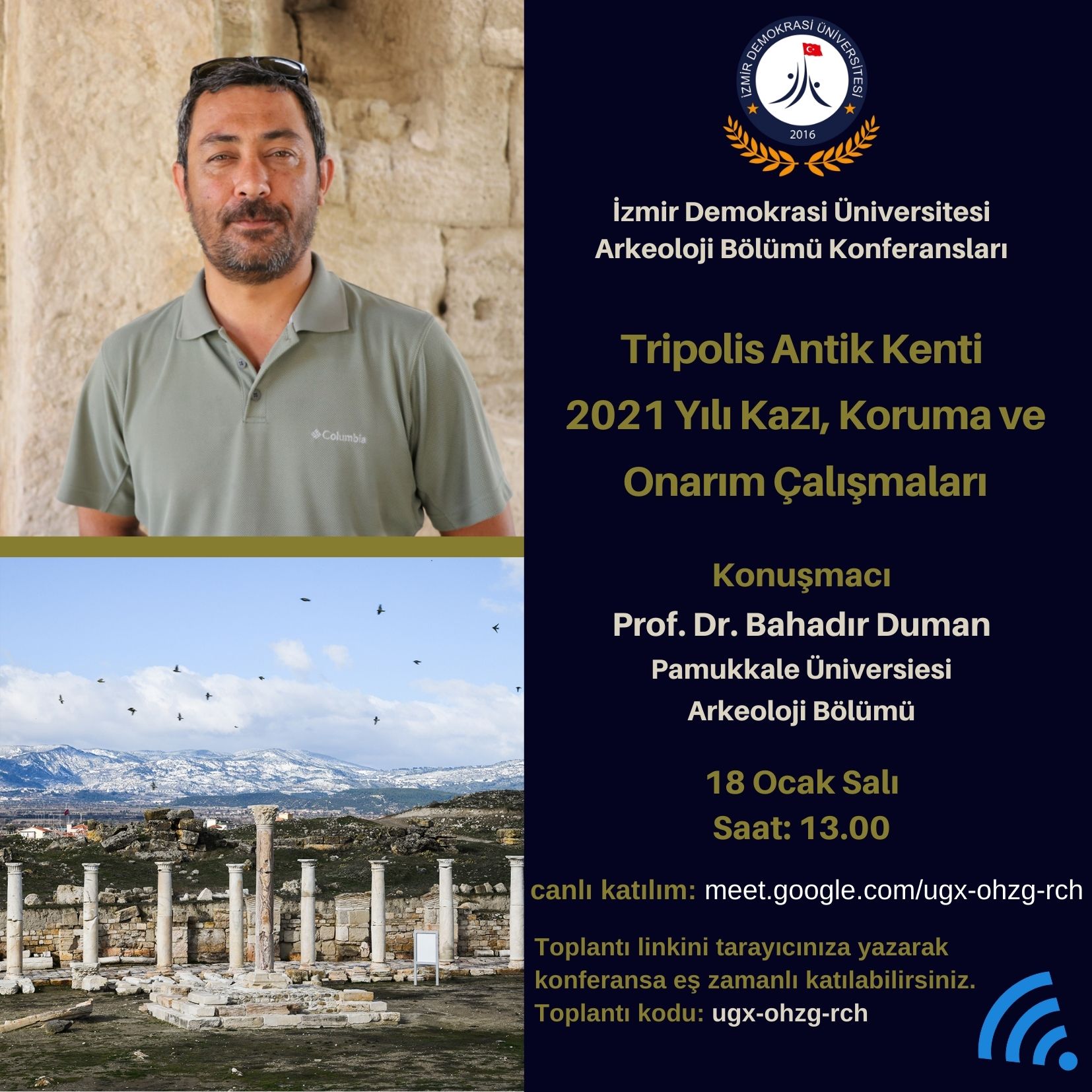 İDÜ - Arkeoloji Bölümü Konferansları