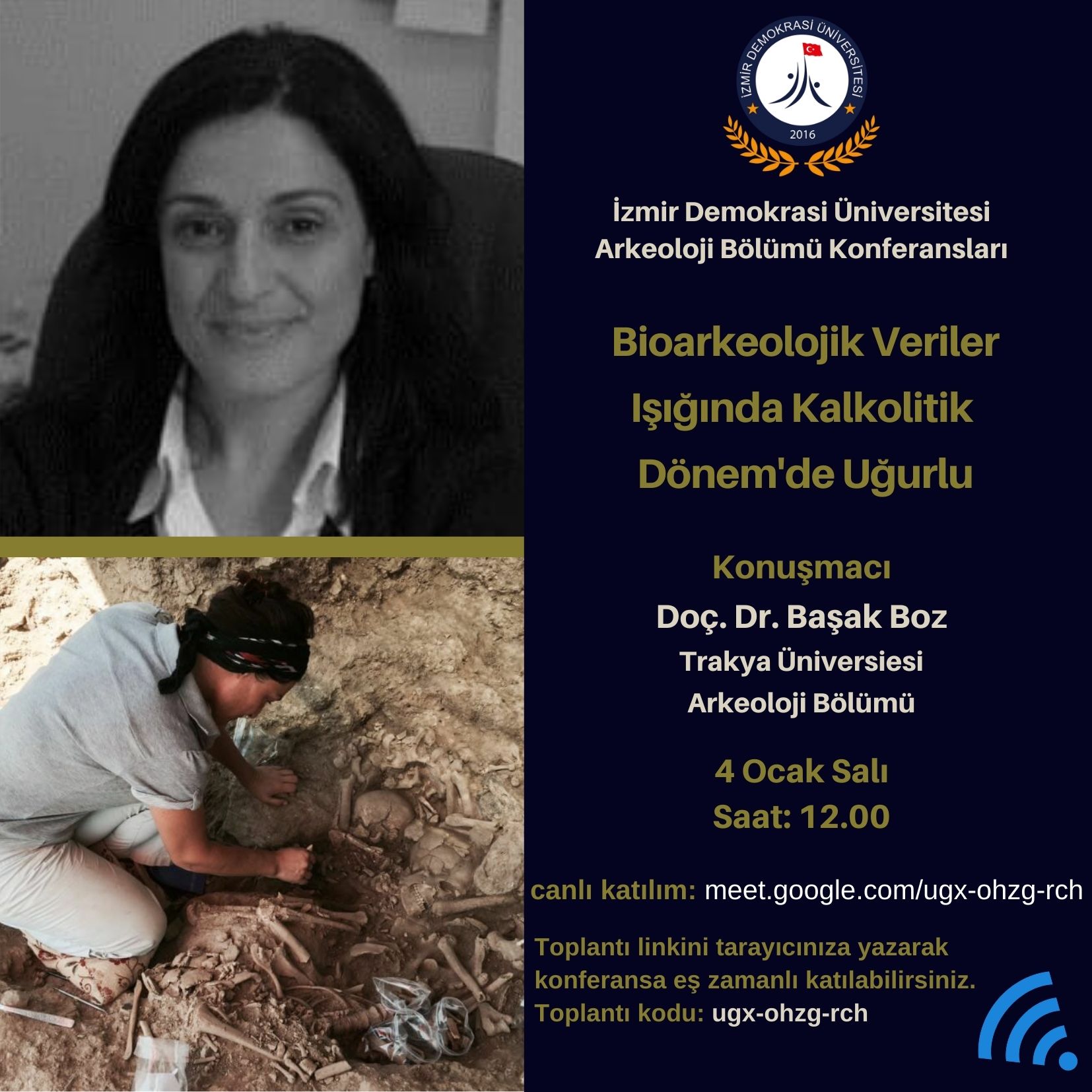 İDÜ - Arkeoloji Bölümü Konferansları