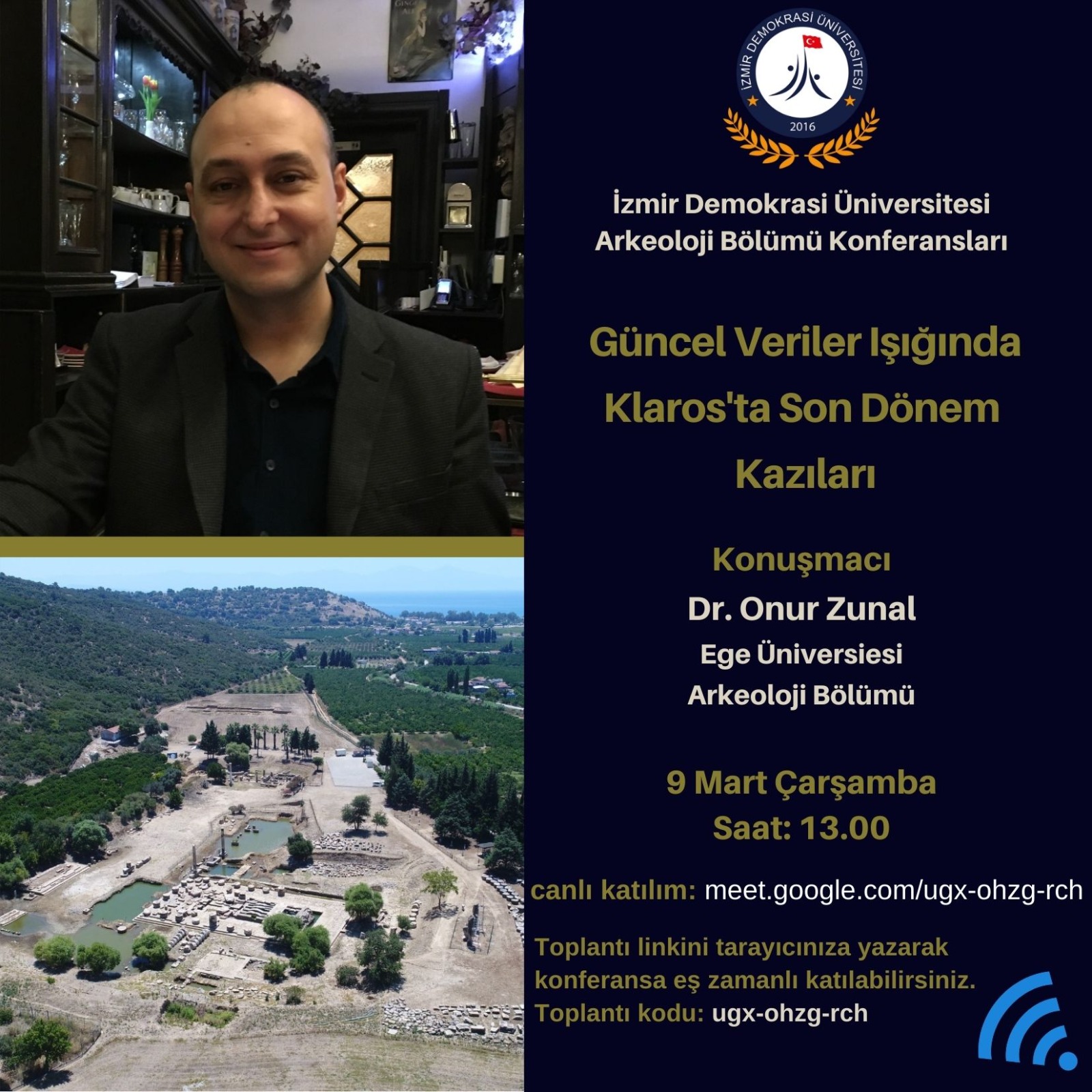 İDÜ - Arkeoloji Bölümü Konferansları