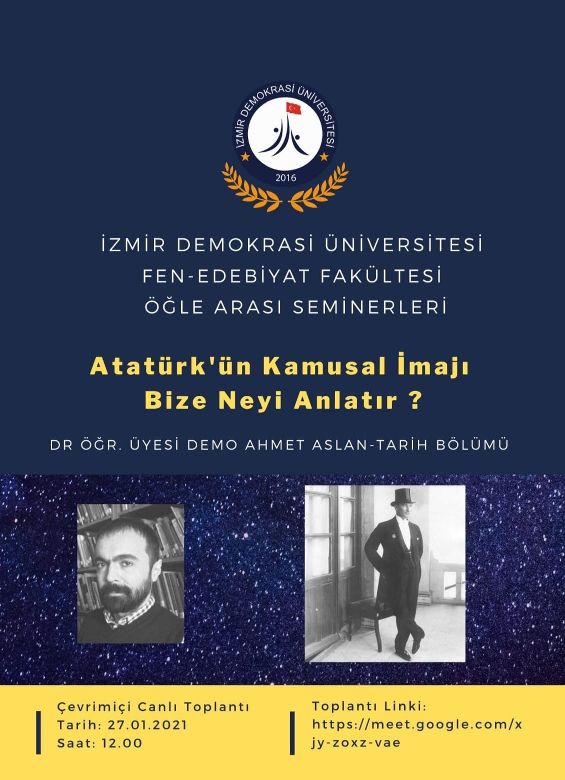 İDÜ - Fen-Edebiyat Fakültesi Öğle Arası Seminerleri