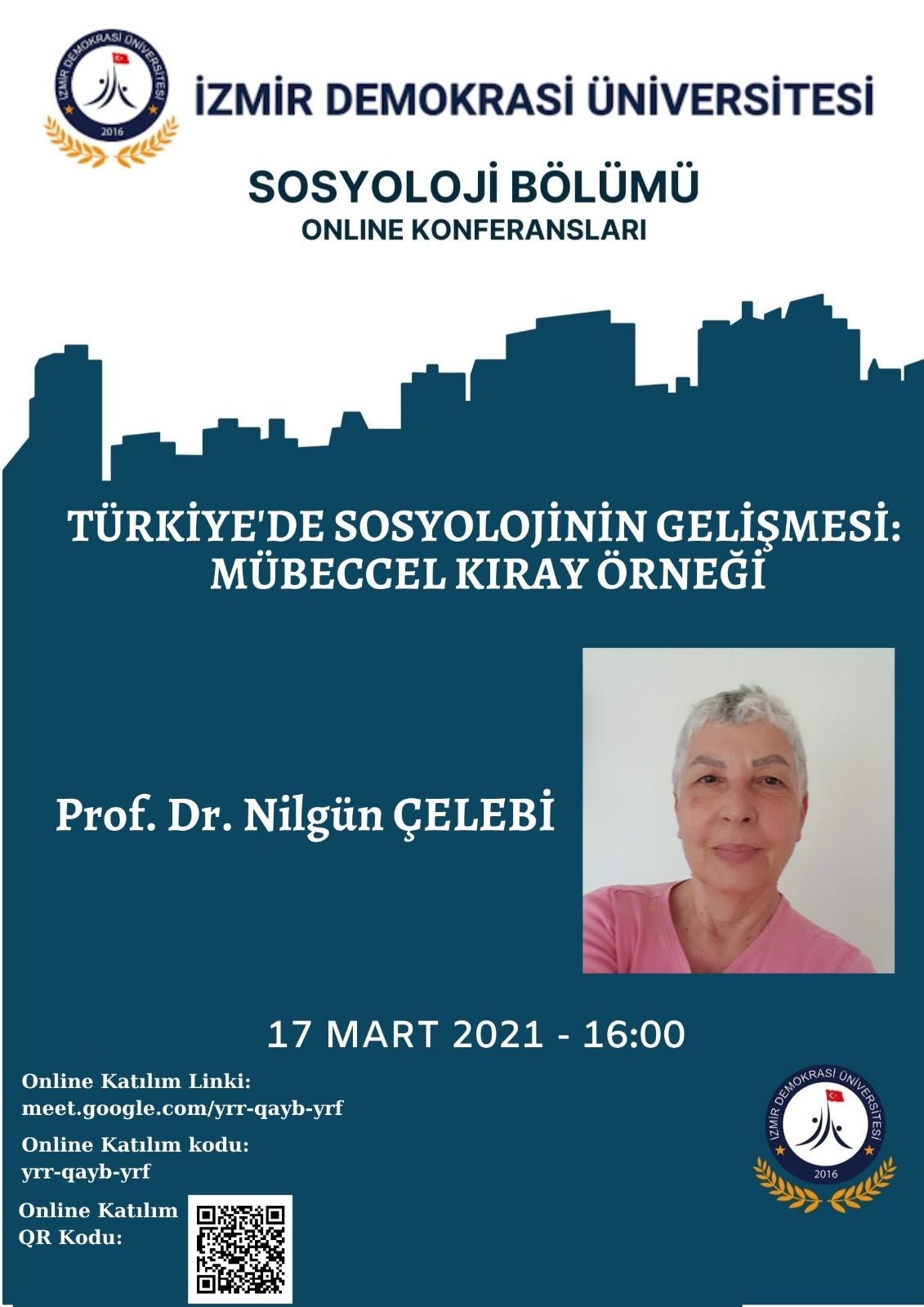 İzmir Demokrasi Üniversitesi Sosyoloji Bölümü Konferansları