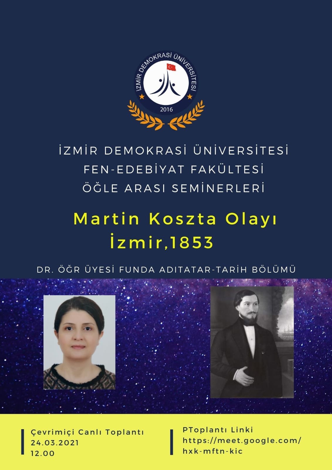 İDÜ - Fen-Edebiyat Fakültesi Öğle Arası Seminerleri