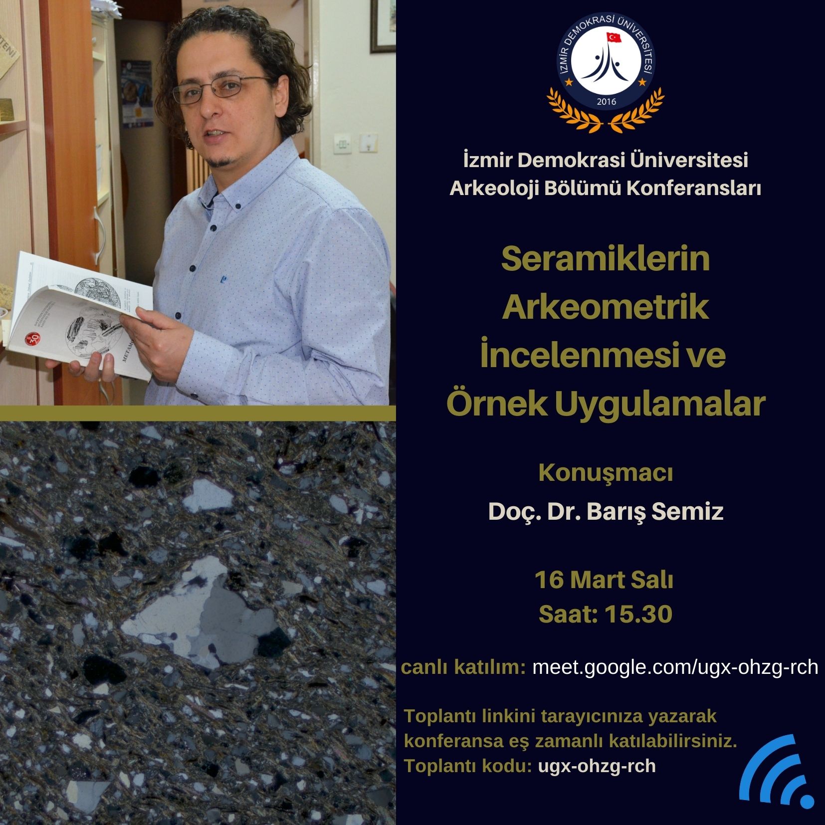 İDÜ - Arkeoloji Bölümü Konferansları