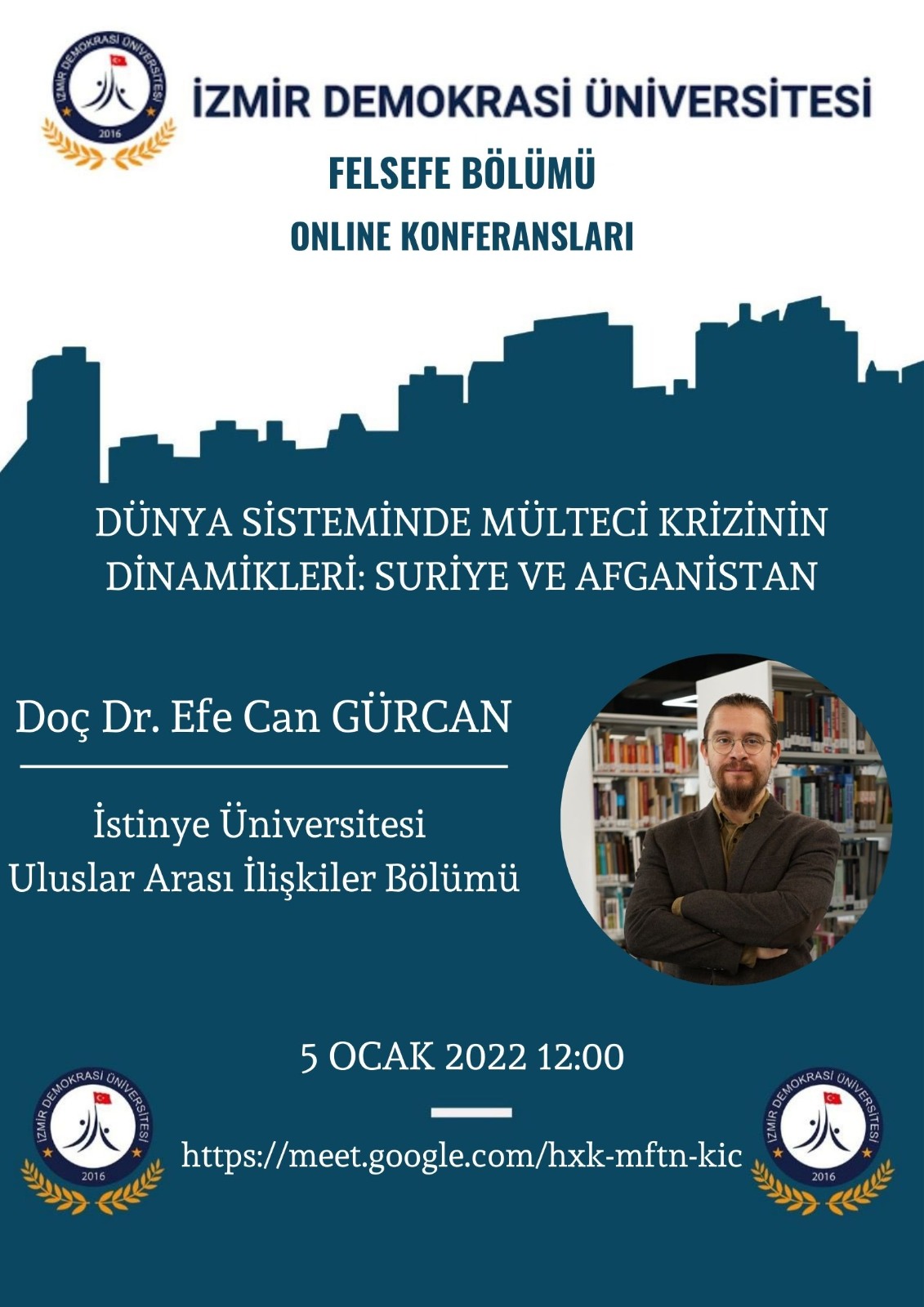 İDÜ - Felsefe Bölümü Online Konferansları