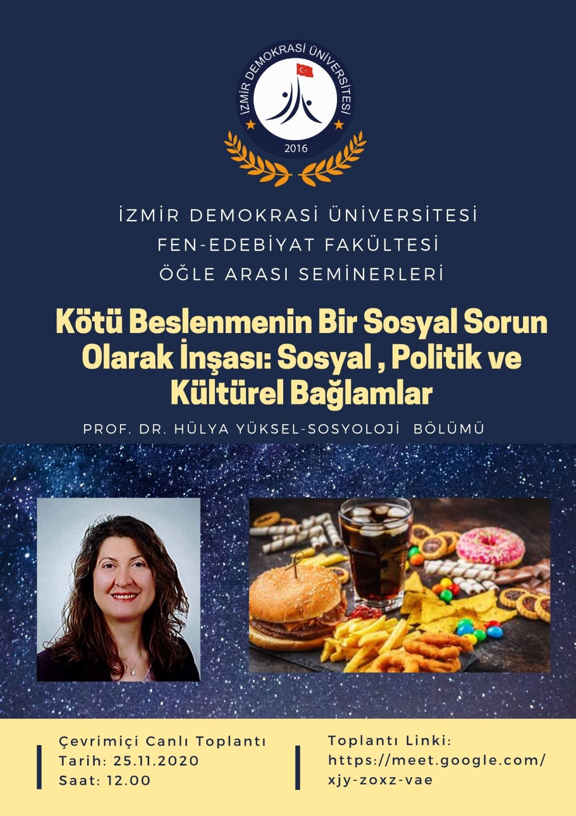 İDÜ - Fen-Edebiyat Fakültesi Öğle Arası Seminerleri