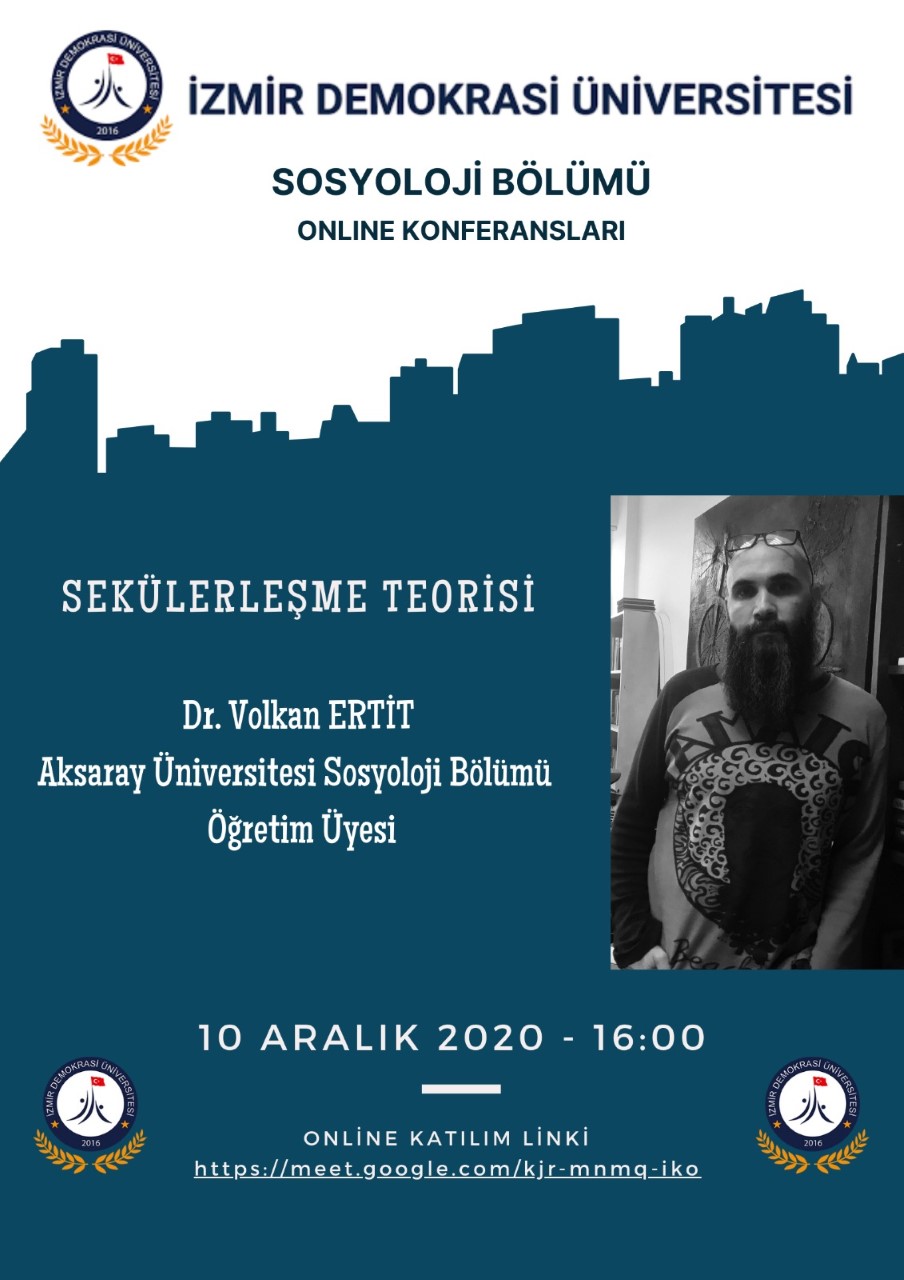 İzmir Demokrasi Üniversitesi Sosyoloji Bölümü Konferansları